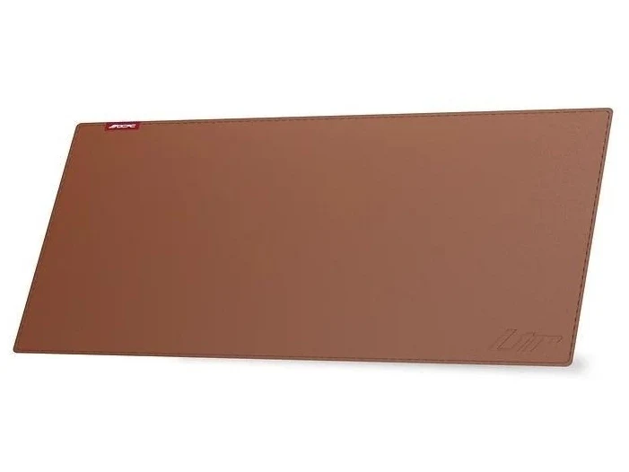 OCPC LTR XL Gaming Mousepad Brown – 900×400×3 mm PU Leather XL Mat, Non‑Slip Rubber Base - Image 2