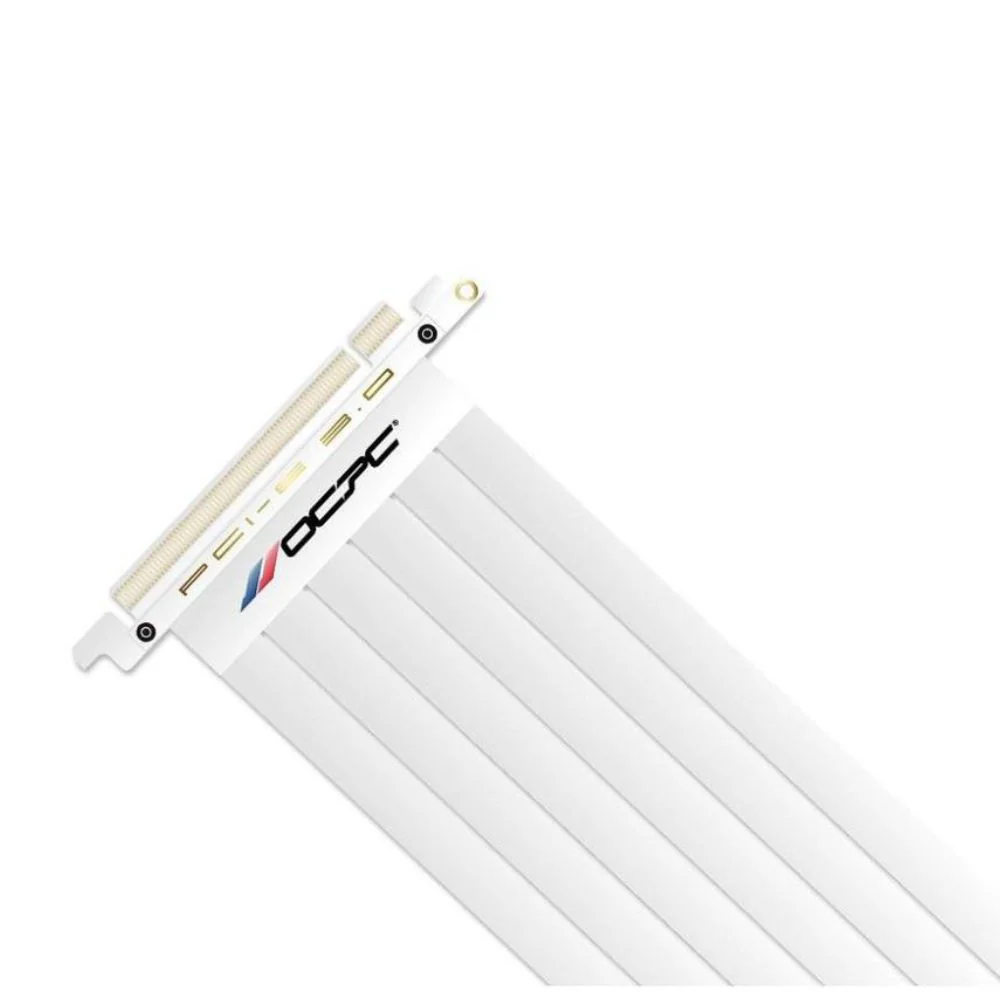 OCPC XTENDER PCI-E 3.0 White Riser Cable - 25cm - Image 3