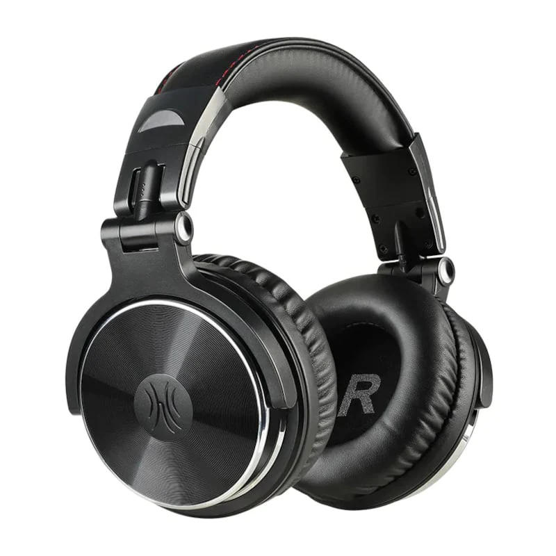 Oneodio Pro 10 Professional Wired Over Ear DJ and Studio Monitoring Headphones - BK - Image 2