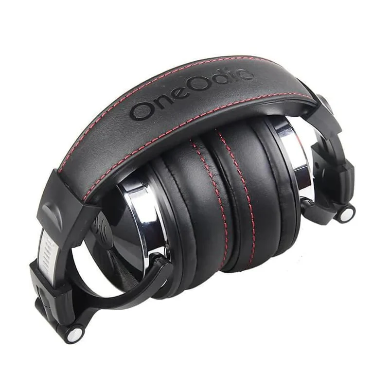 Oneodio Pro 50 Professional Wired Over Ear DJ and Studio Monitoring Headphones - BK - Image 2