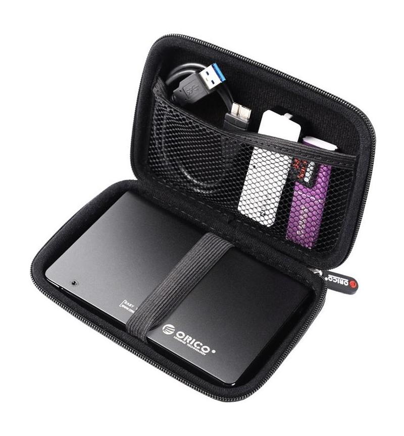 ORICO 2.5" Portable Hard Drive Protector Bag (Purple) - Image 2