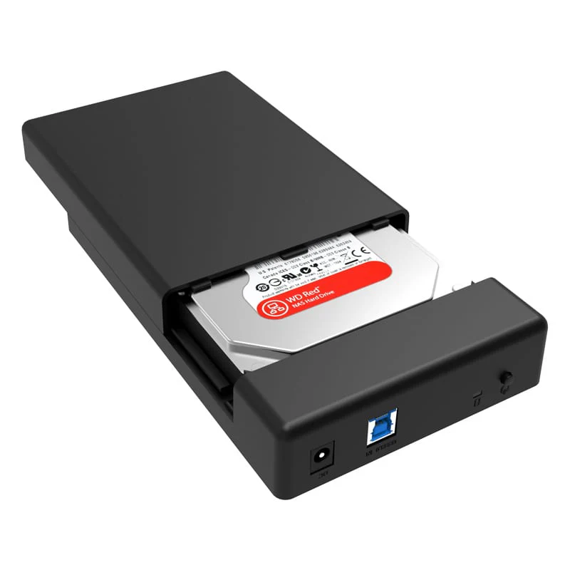 Orico 3.5" USB3.0 SATA External Hard drive / SSD Enclosure - Black - Image 5