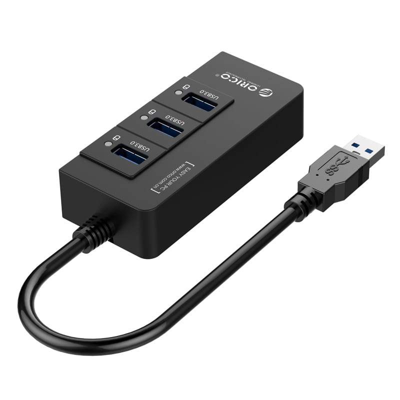 Orico 3 Port USB3.0 HUB With Gigabit Ethernet Adapter - Image 4