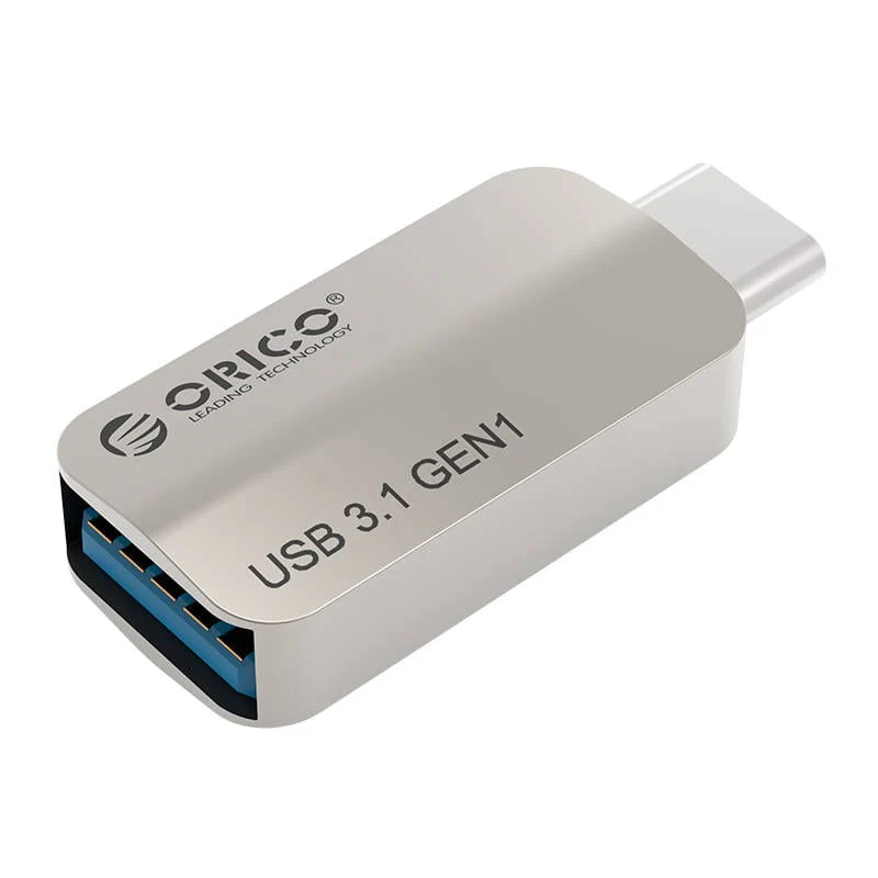 ORICO USB Type-C to USB-A 3.1 ChargeSync On The Go Adapter - Silver - Image 2