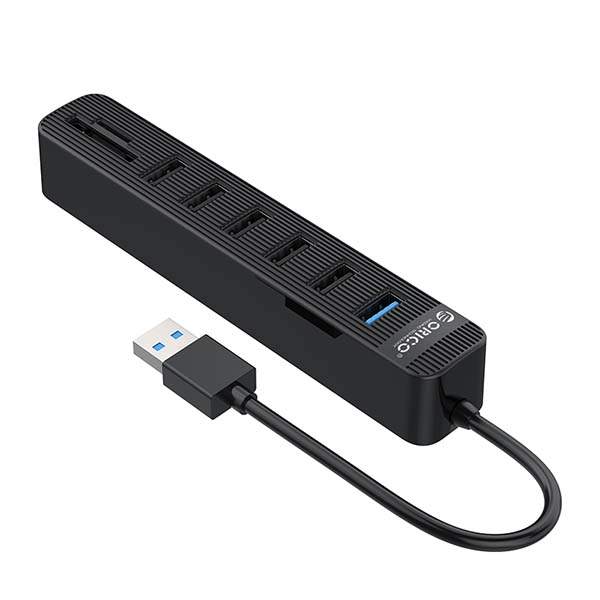 Orico USB3.0 to 1x USB 3.0 | 5x USB2.0 + SD|TF HUB BK - Image 3