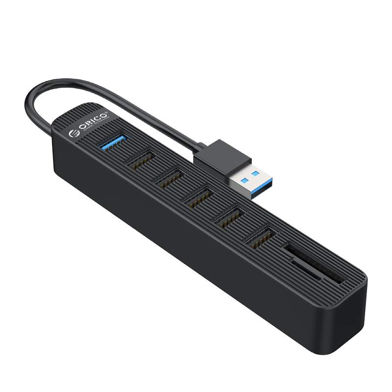 Orico USB3.0 to 1x USB 3.0 | 5x USB2.0 + SD|TF HUB BK - Image 4