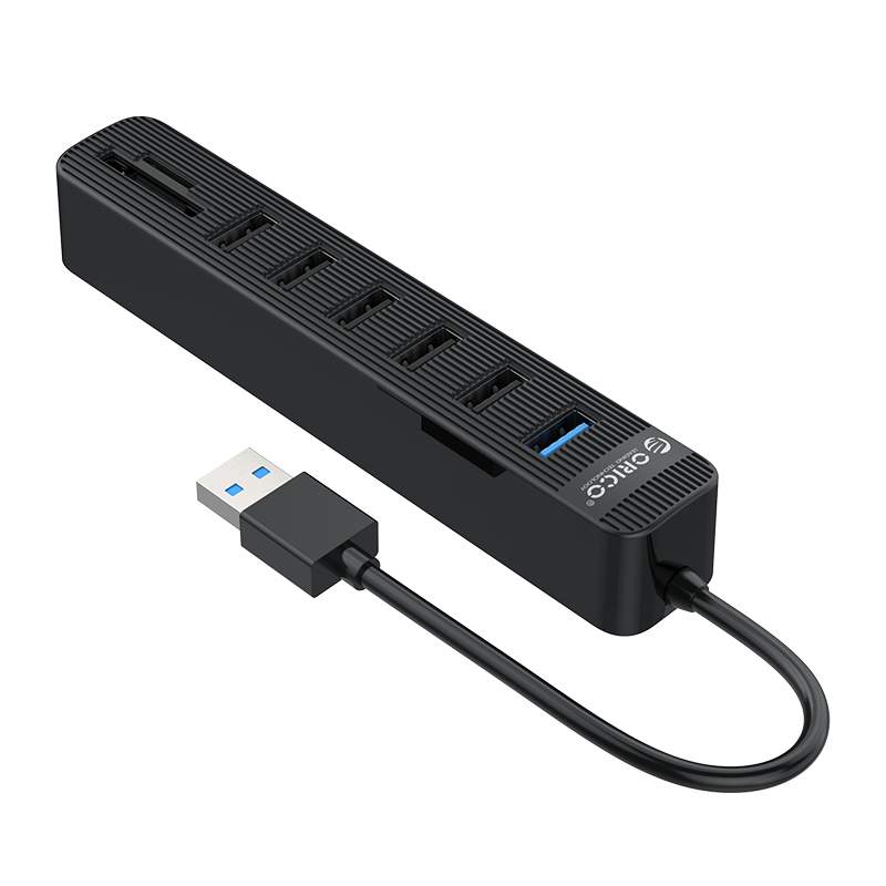 Orico USB3.0 to 1x USB 3.0 | 5x USB2.0 + SD|TF HUB BK - Image 6