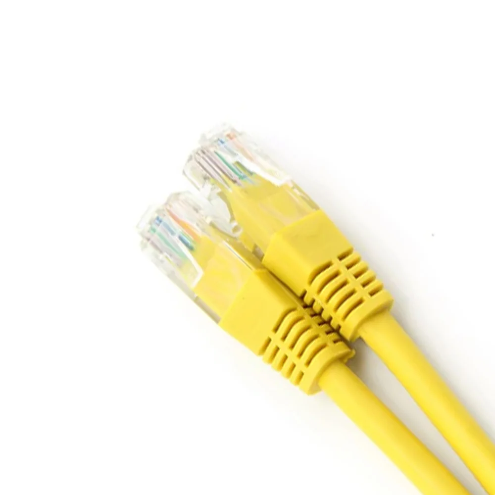 MicroWorld CAT5 Patch Cable 20cm – Yellow | High-Speed Ethernet LAN Cable - Image 5