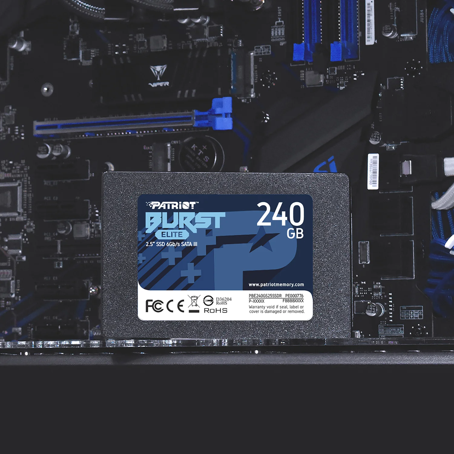 Patriot Burst Elite 240GB 2.5" SATA III SSD - Image 3