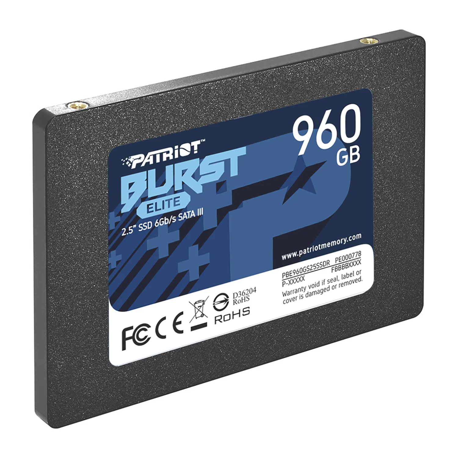 Patriot Burst Elite 960GB 2.5" SATA III SSD - Image 2