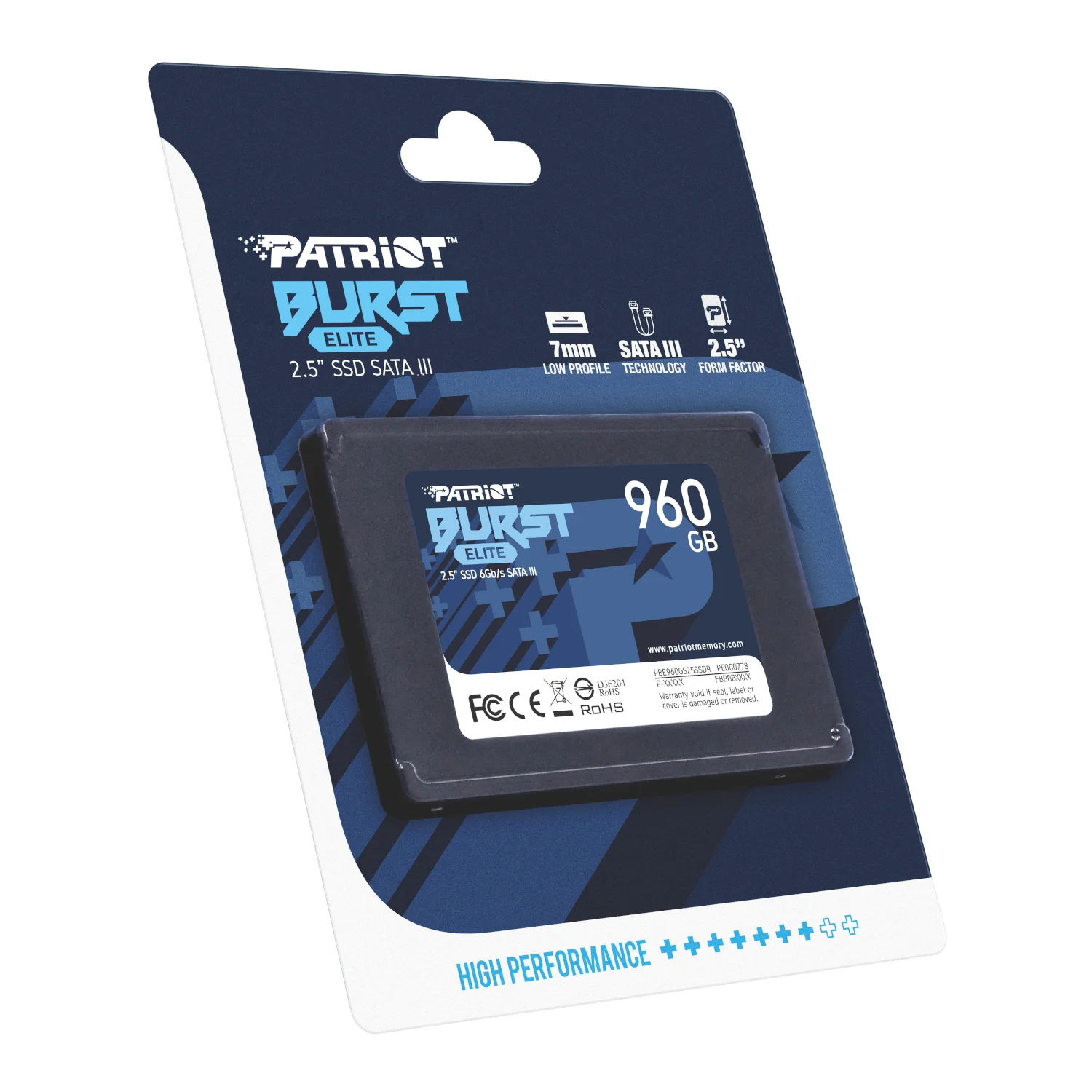 Patriot Burst Elite 960GB 2.5" SATA III SSD - Image 4