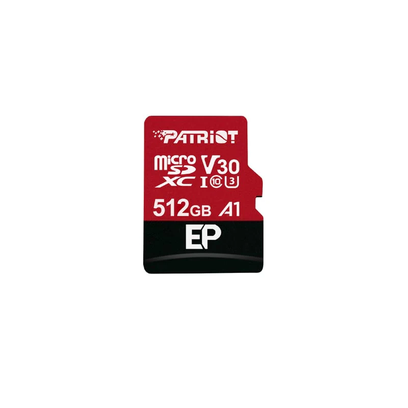 Patriot EP V30 A1 512GB Micro SDXC Card + Adapter - Image 3