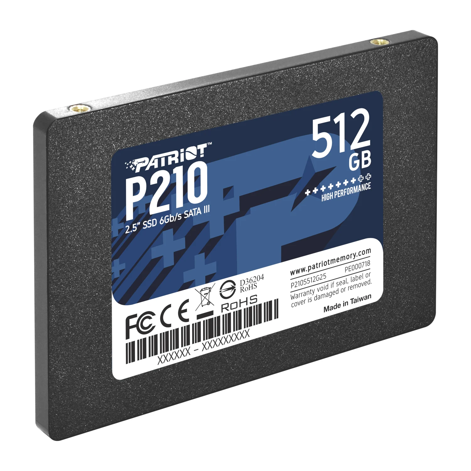 Patriot P210 512GB 2.5 Inch SATAIII SSD - Image 2