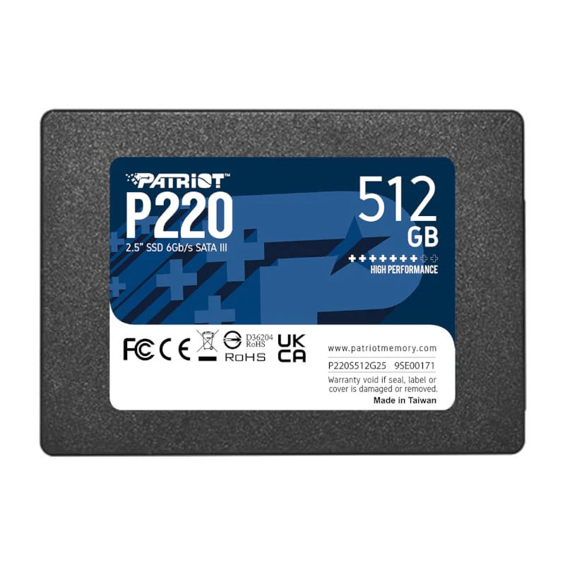 Patriot P220 512GB 2.5" SSD - Image 3