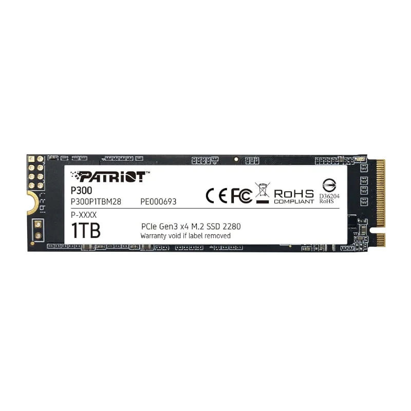 Patriot P300 1TB M.2 PCIe NVMe SSD - Image 3