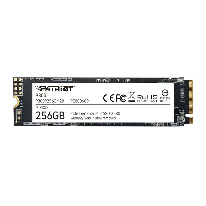Patriot P300 256GB M.2 PCIe NVMe SSD - Image 3