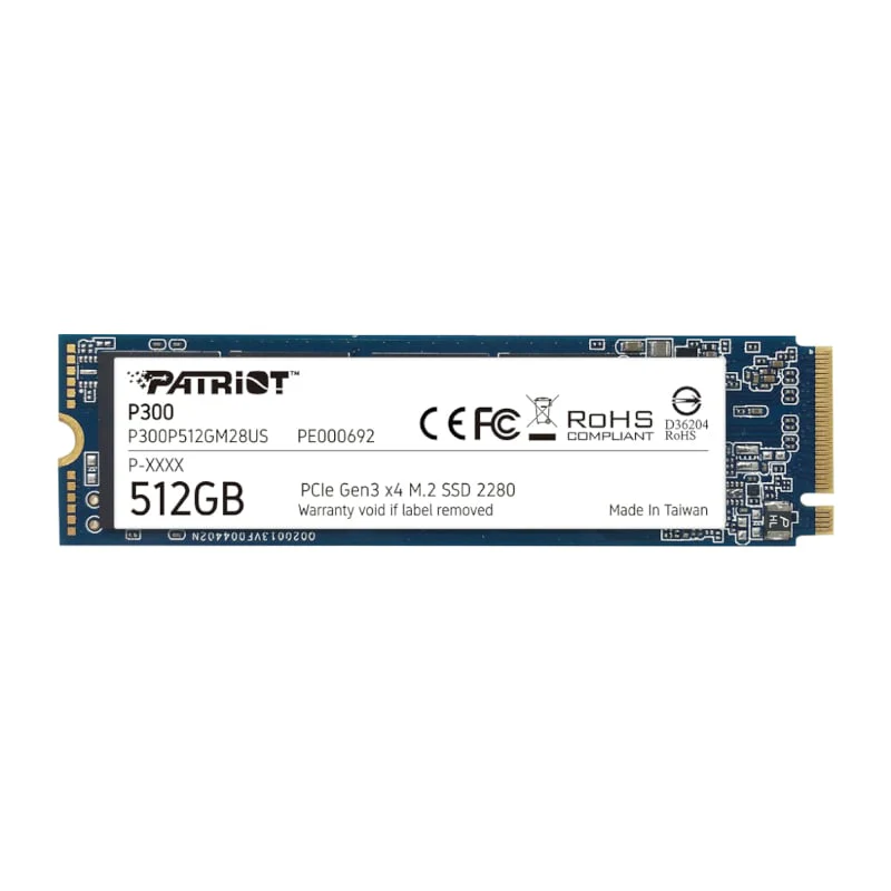 Patriot P300 512GB M.2 PCIe NVMe SSD - Image 4