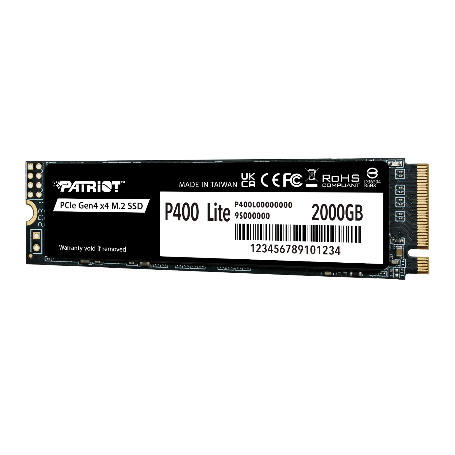 Patriot P400 Lite 2TB M.2 PCIe Gen 4 x4 NVMe SSD - Image 2