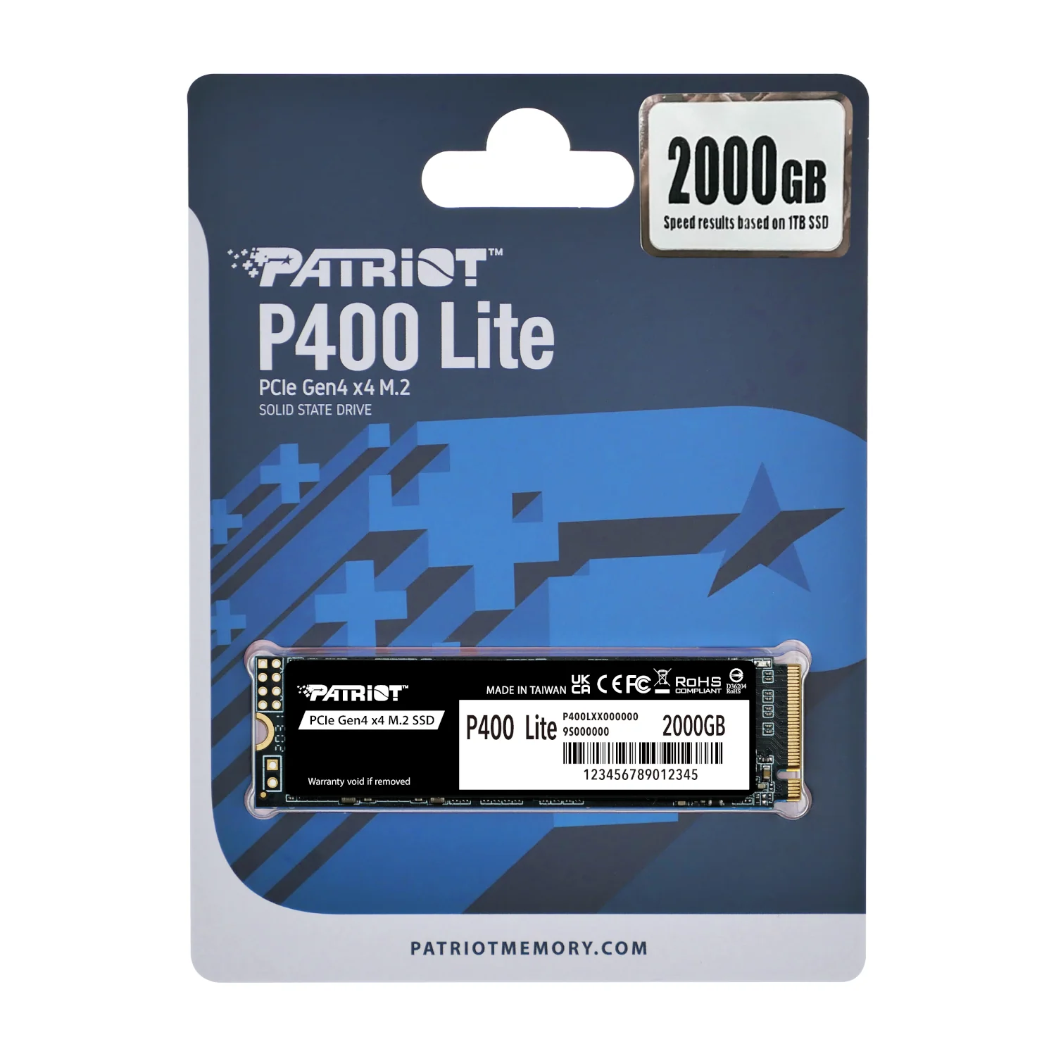 Patriot P400 Lite 2TB M.2 PCIe Gen 4 x4 NVMe SSD - Image 3