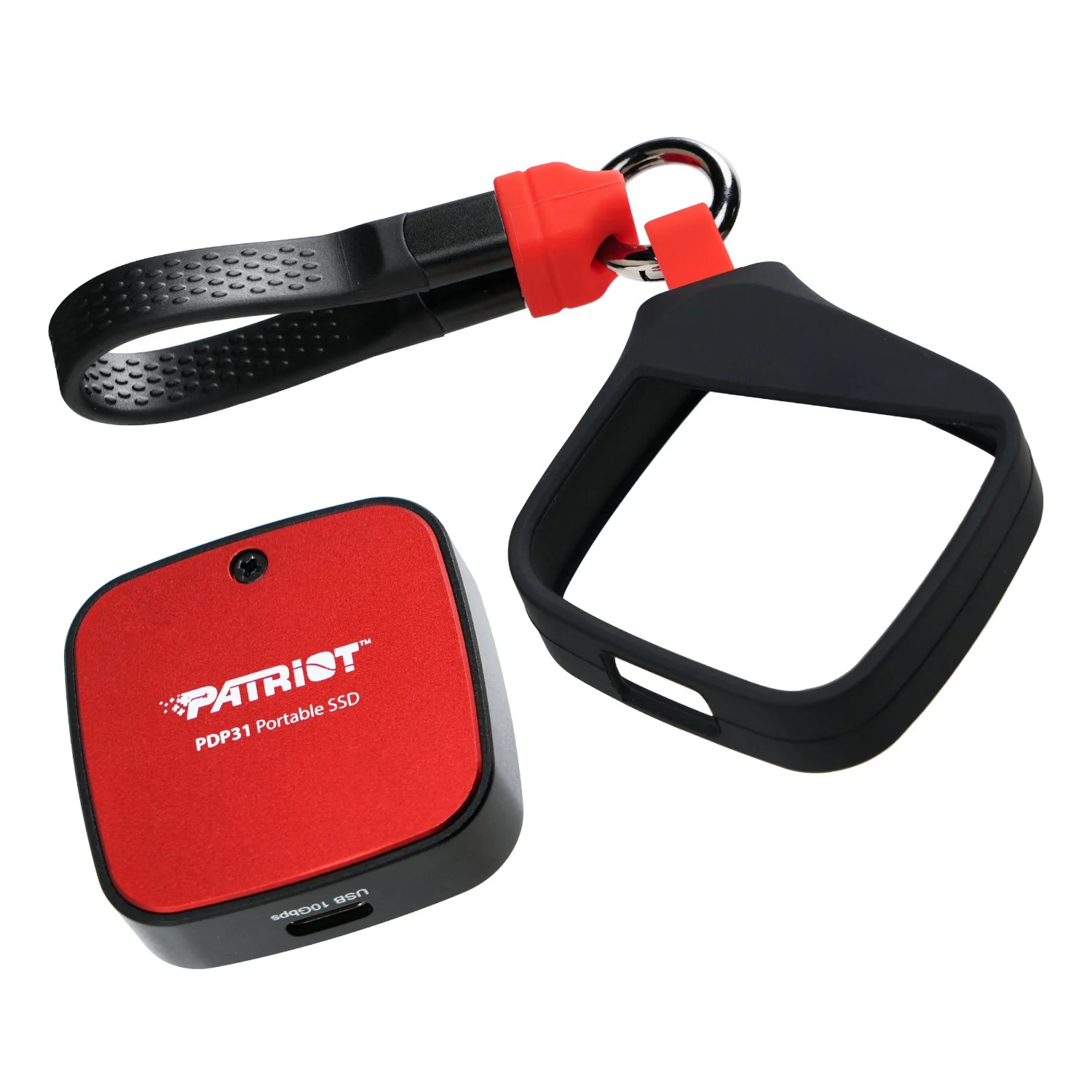 Patriot PDP31 1TB Type-C Portable SSD - Red / Black - Image 3