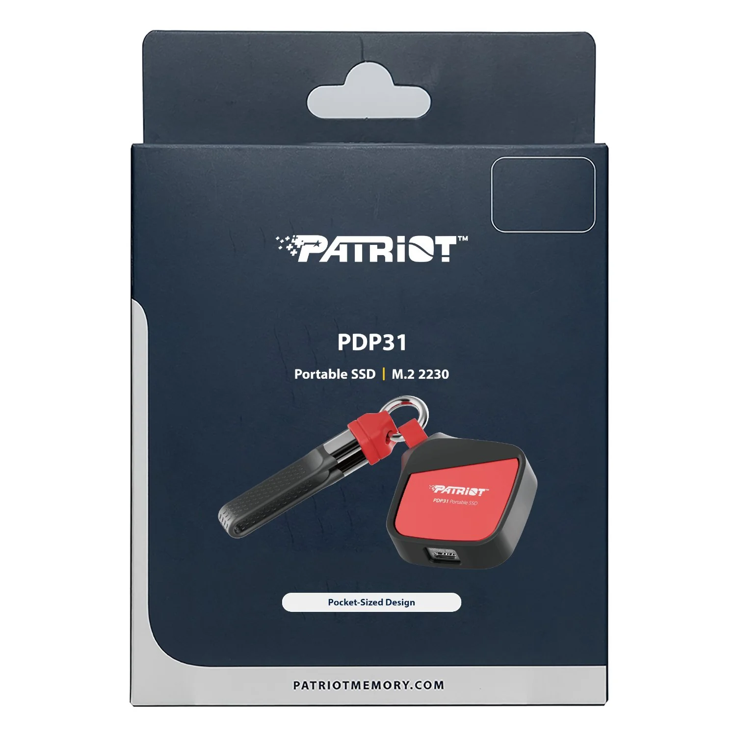 Patriot PDP31 2TB Type-C Portable SSD - Red / Black - Image 4