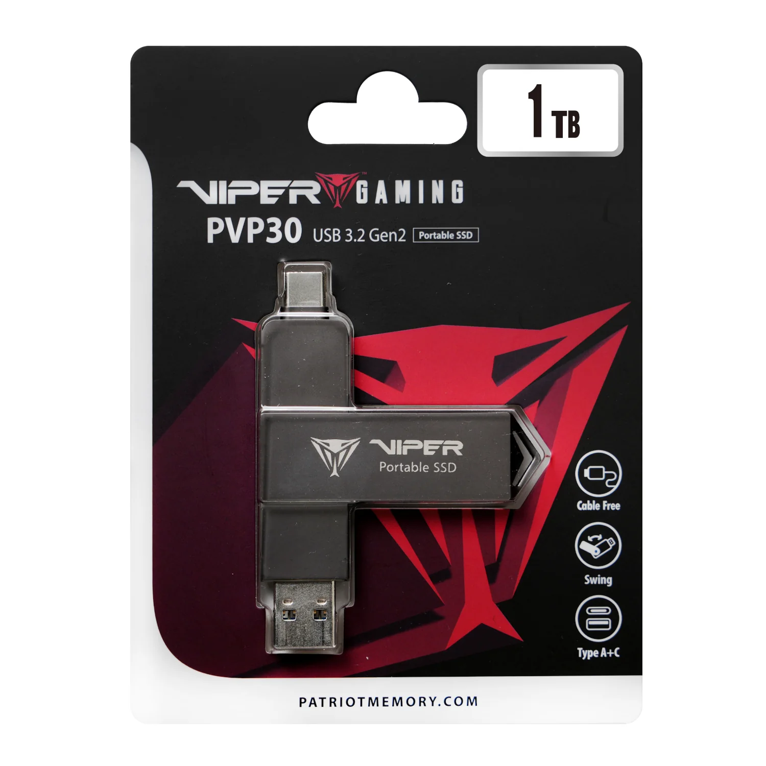 Patriot PVP30 1TB Duo Compact External Portable SSD - Image 4