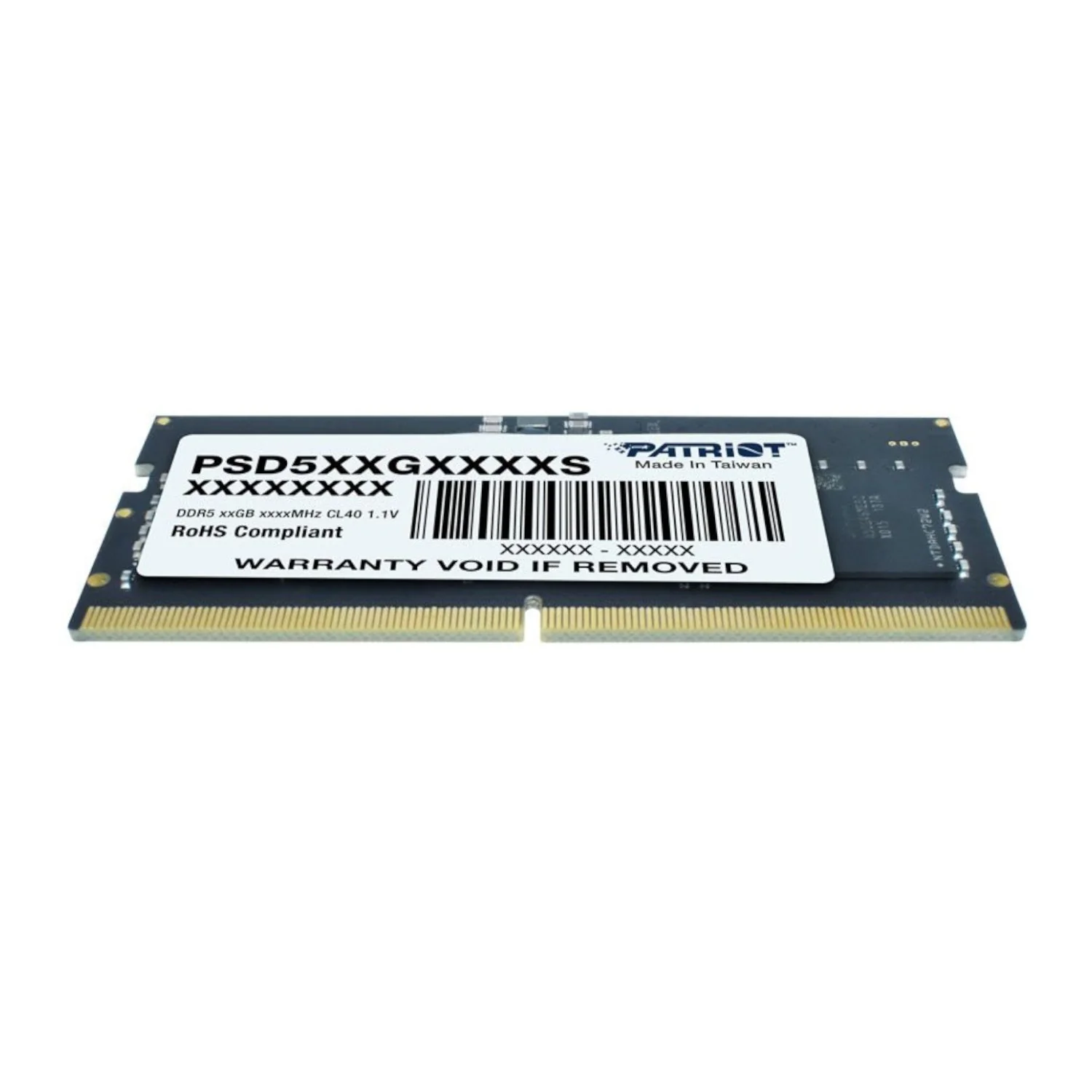 Patriot Signature Line DDR5 8GB 4800MHz Single Rank SODIMM Notebook Memory - Image 2