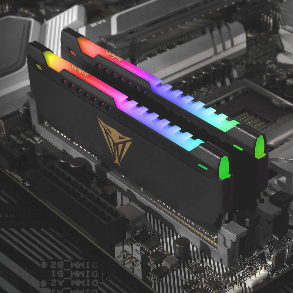 Patriot Vipersteel 32GB KIT (2x16GB) 3600MHz DDR4 Desktop Gaming Memory RGB - Image 4