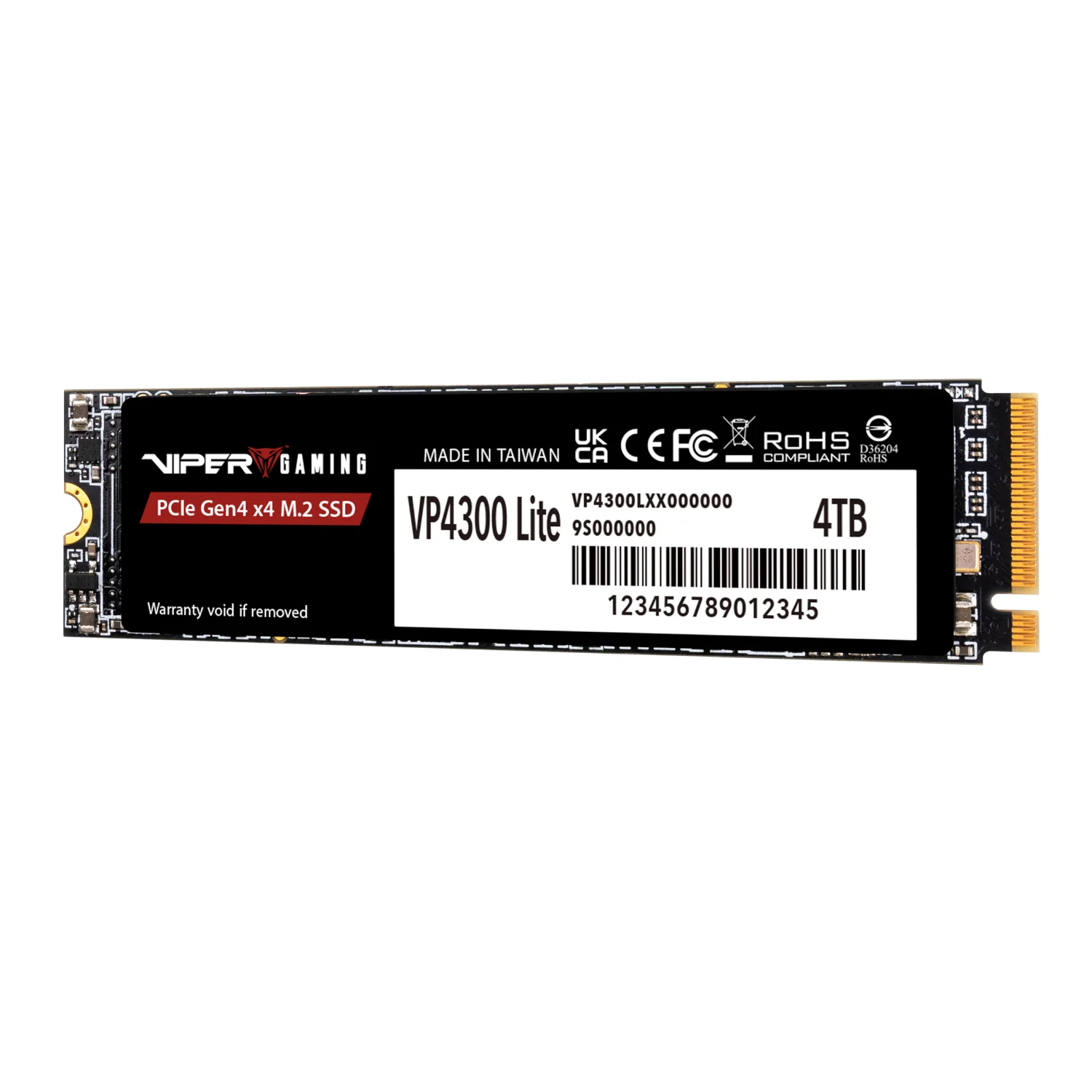 Patriot VP4300 Lite 4TB M.2 PCIe Gen 4 x4 NVMe SSD - Image 2