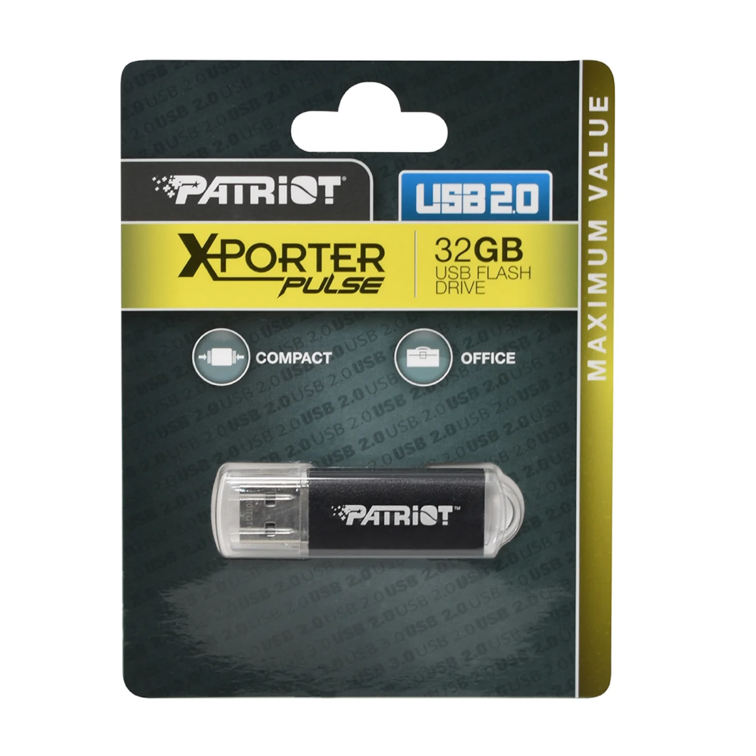 Patriot Xporter 32GB USB2.0 Flash Drive - Black - Image 2