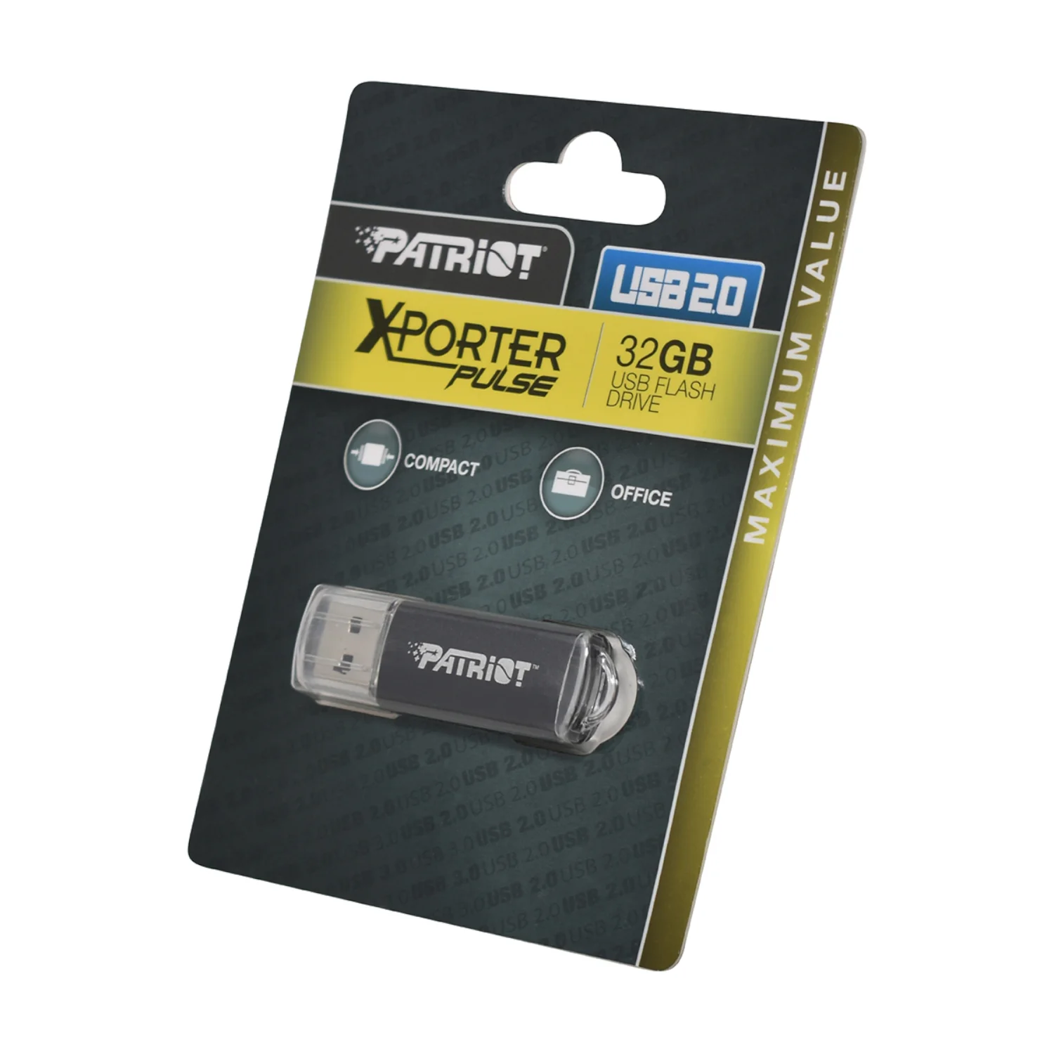 Patriot Xporter 32GB USB2.0 Flash Drive - Black - Image 3
