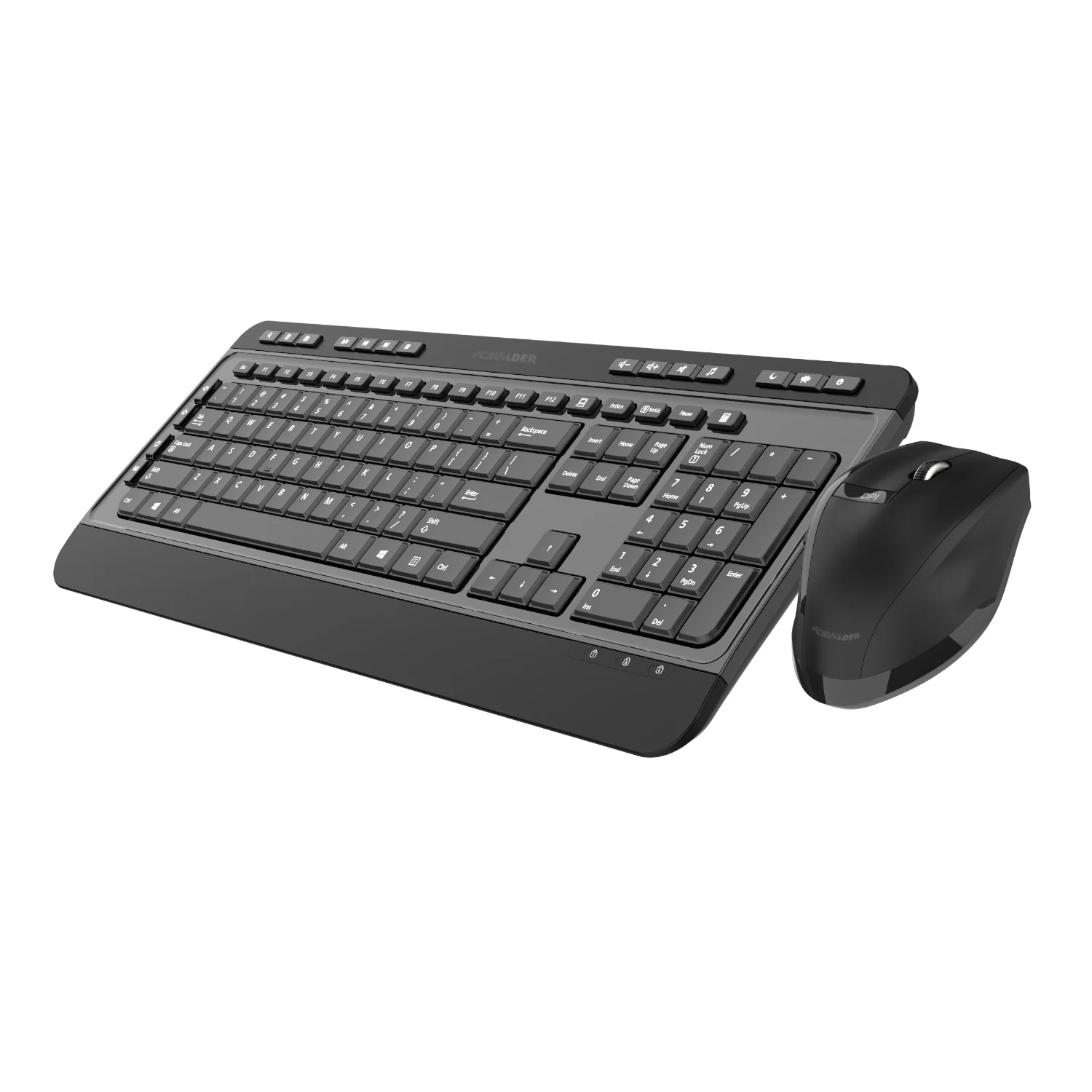 PCBuilder ALPHA Silent Wireless Keyboard and Mouse Combo - Image 4