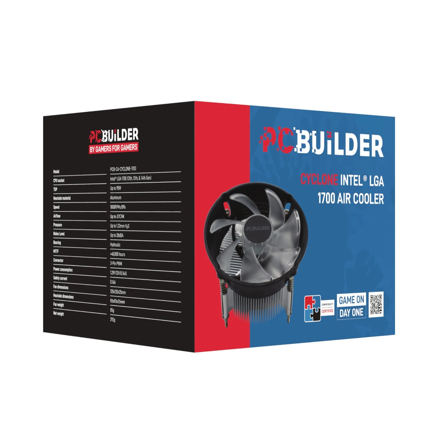 PCBuilder CYCLONE Intel® LGA 1700 Air Cooler - Image 5