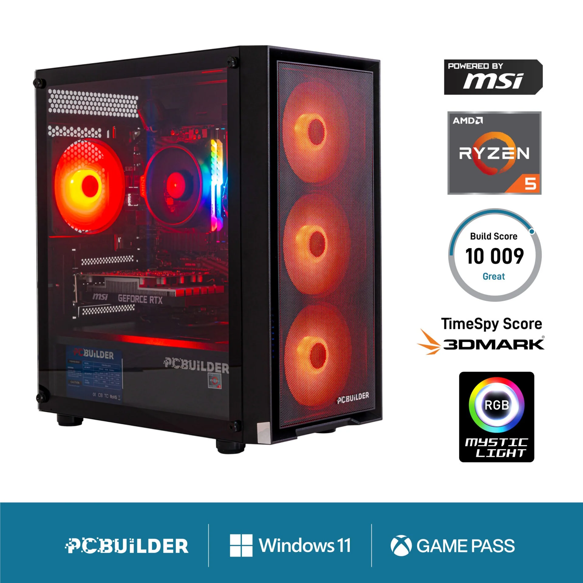 PCBuilder Ryzen 5 8400F PHANTOM Windows 11 Gaming PC - Image 7