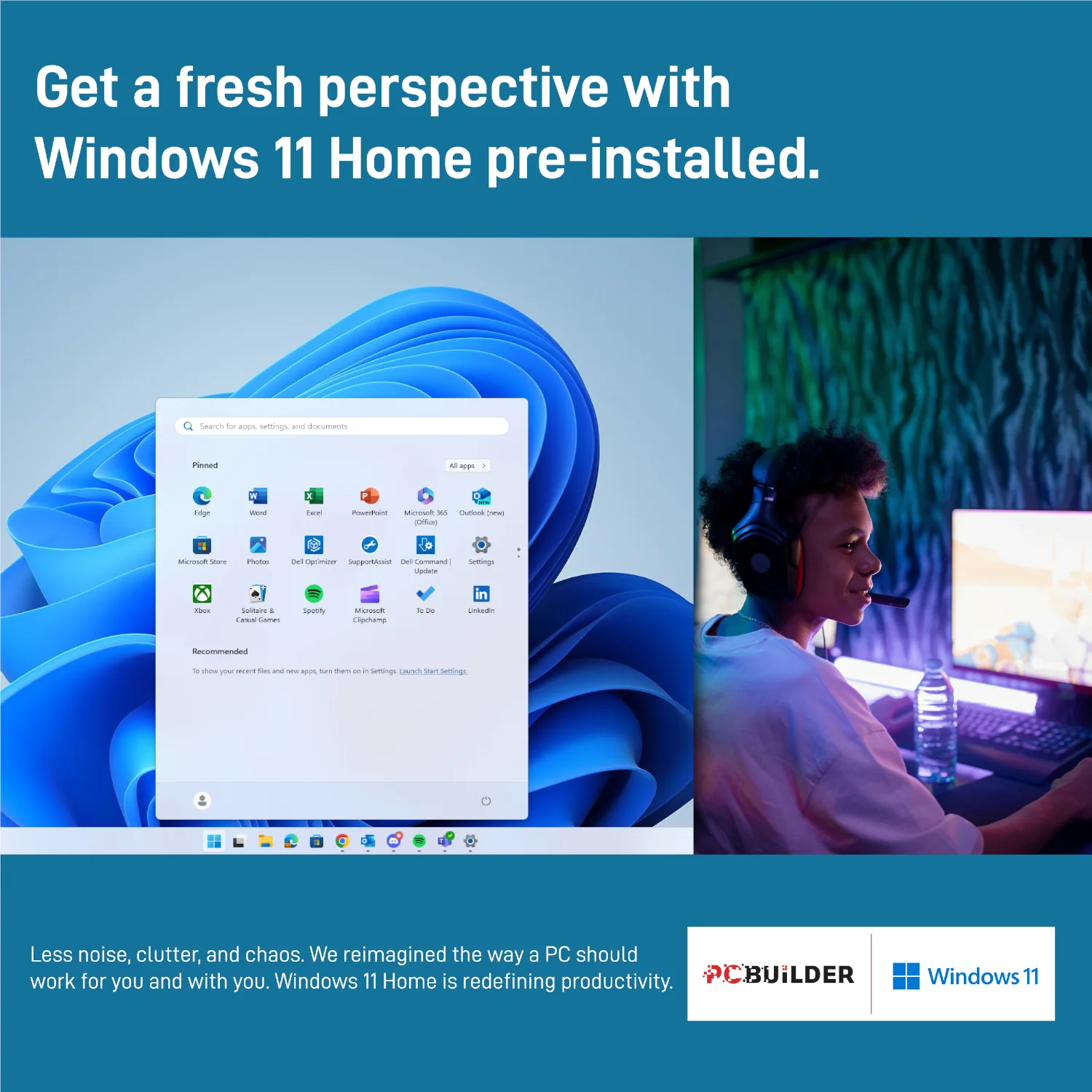 PCBuilder Ryzen 5 8400F RECON Windows 11 Gaming PC - Image 6