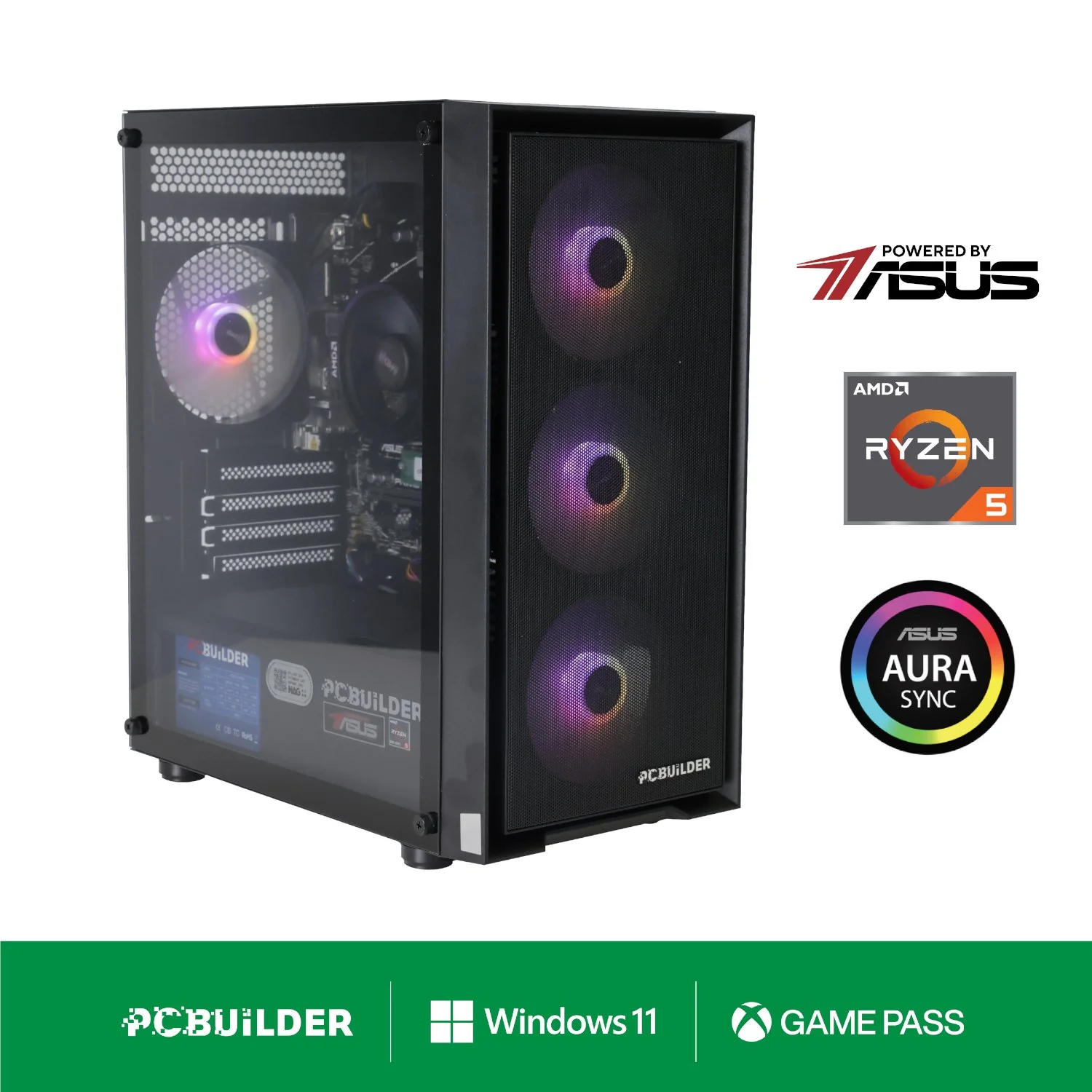 PCBuilder Ryzen 5 8600G WARDEN Windows 11 Gaming PC - Image 7