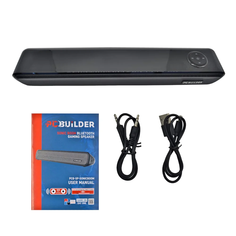 PCBuilder SONIC BOOM Bluetooth Gaming Speaker - Image 6