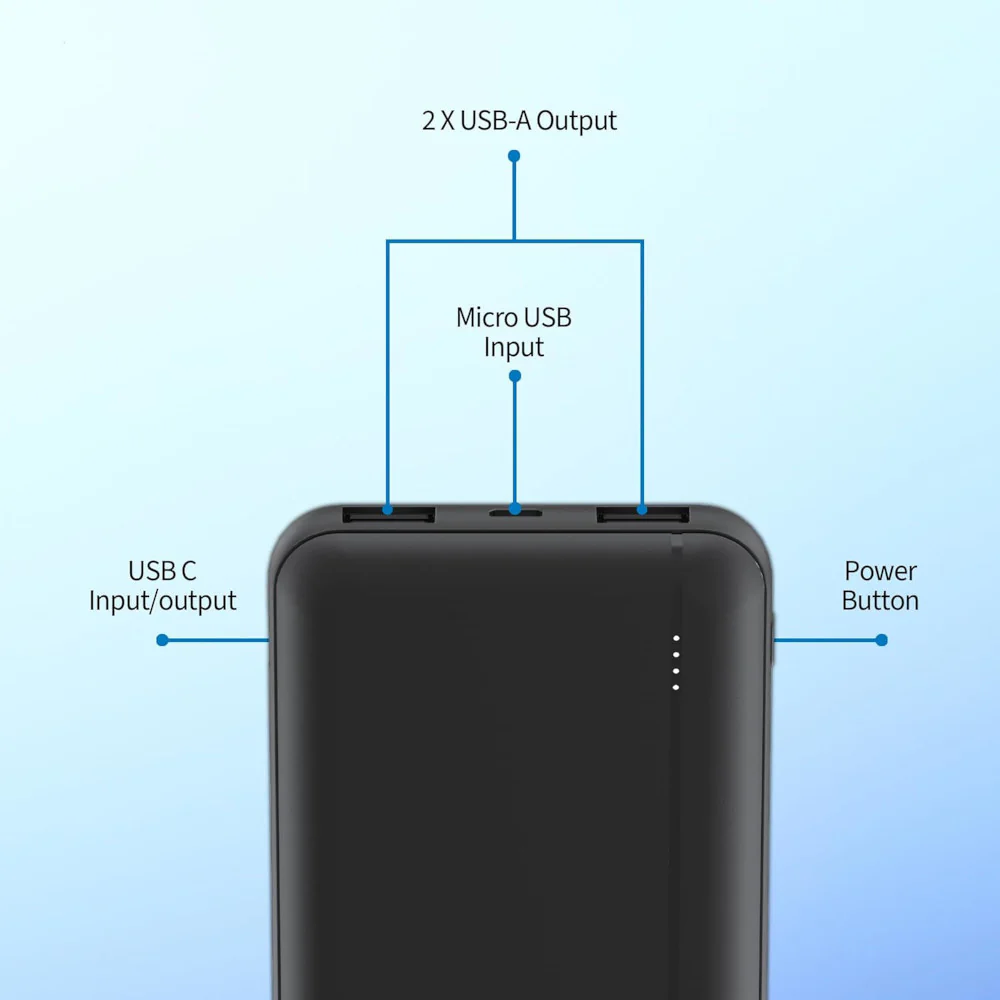 Philips 10000mAh 20W Power Bank PD 20W DLP1812PB/10 - Image 4
