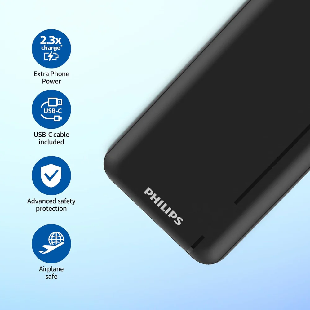 Philips 10000mAh 20W Power Bank PD 20W DLP1812PB/10 - Image 5