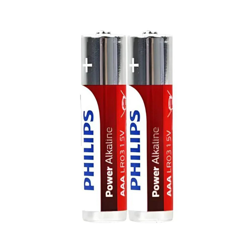 Philips Power Alkaline AAA Batteries 1.5V – 6 Pack (LR03P6B/40) - Image 2