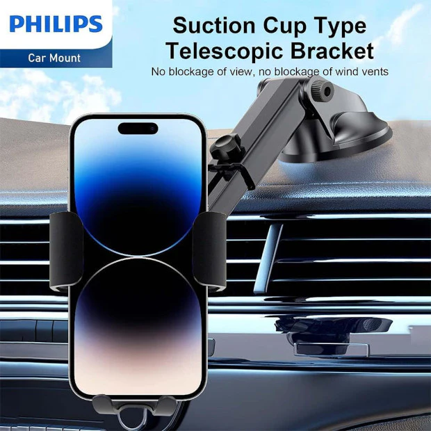 Philips DLK3532Q/00 Car Mount with 10W Qi Wireless Charging - Image 3