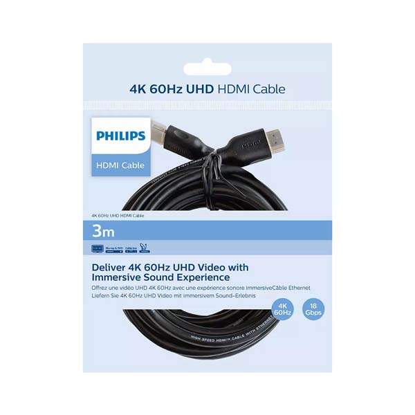 Philips HDMI 3m 4K Ultra HD Cable - Image 2