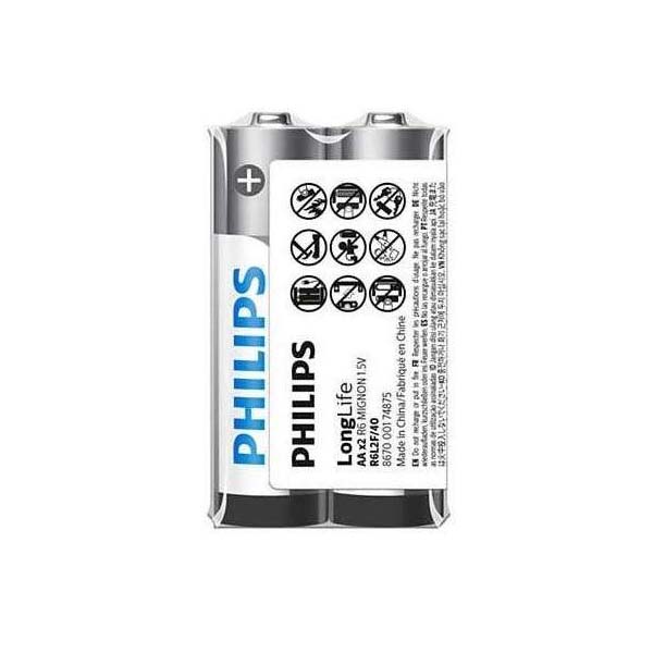 Philips AA LongLife Batteries Community Pack - 240 Count (Bulk Box of 120 x 2-Packs) – R6L2F/40-C - Image 2