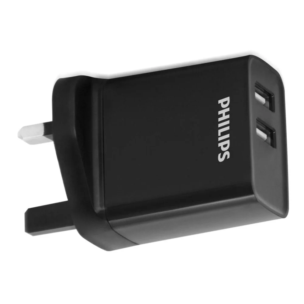 Philips Dual USB Wall Charger 3.1A with SA Converter – Smart Protection - Image 3