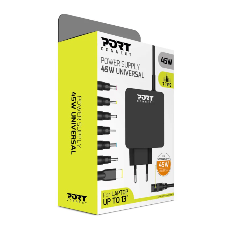 Port Connect 45W Universal Notebook Adapter - Image 4