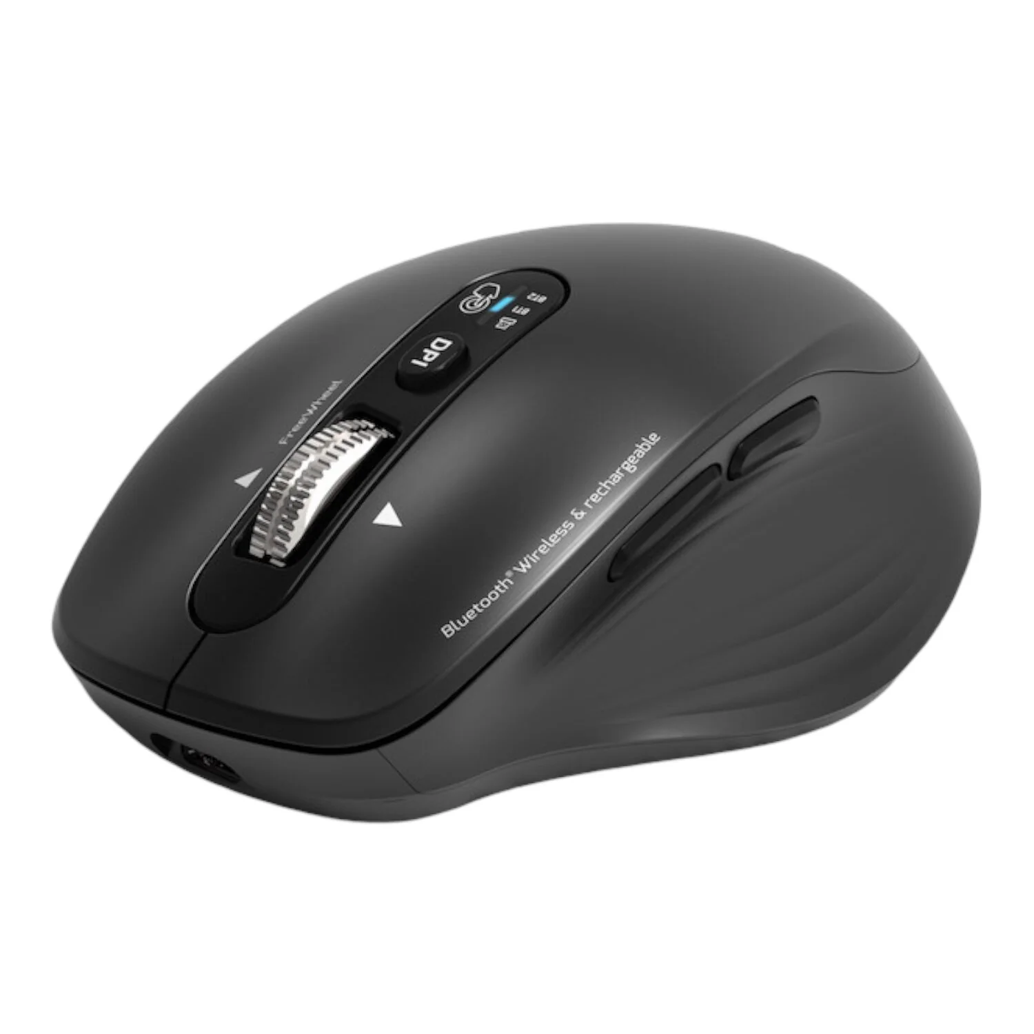 Port Connect Business 2.4GHz Rechargeable Bluetooth Wireless Mouse - Black - Image 2