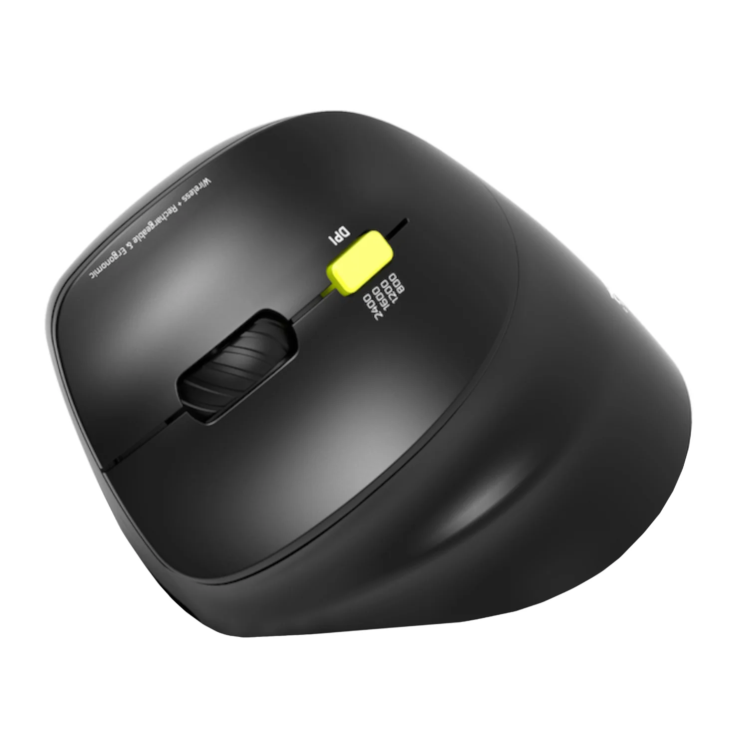 Port Connect Ergo Shape Rechargeable Wireless Mouse - Image 2