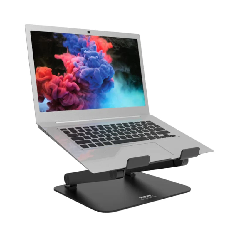 Port Connect Ergonomic Aluminium Notebook Stand - Image 3