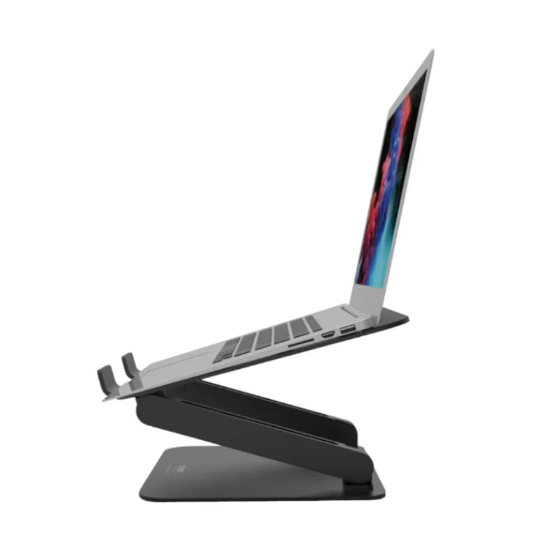 Port Connect Ergonomic Aluminium Notebook Stand - Image 4