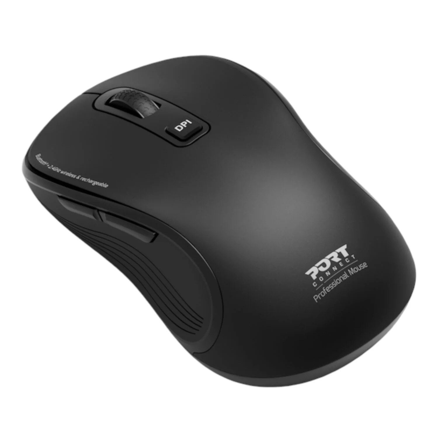 Port Connect Essential Bluetooth Wireless Rechargeable Mouse - Image 2